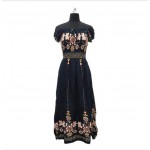 The new women's hot style temperament printing lady dress dress